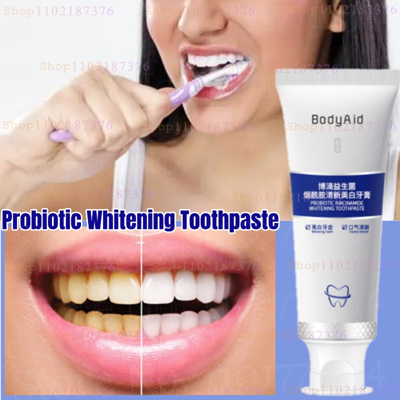 Niacinamide Whitening Probiotic Toothpaste – Accessories Onlines